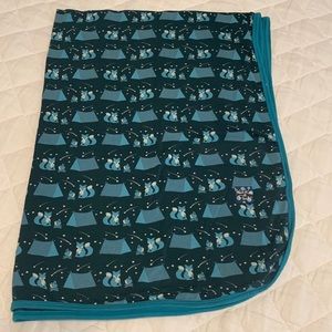 Kickee Pants Camping Fox Swaddle Blanket
